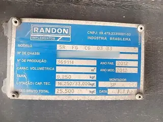 SEMIRREBOQUE BAU REBAIXADO SR RANDONSP FG CG, 2012/2012, Placa FINAL 4 (SP), — leilão em Cabo de Santo Agostinho/PE (foto 8)