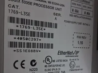 2 PÇS. PROCESSADOR ALLEN BRADLEY 1769-L35E COMPACTLOG 5335E (Ref.: 56) — leilão em Guarulhos (foto 6)