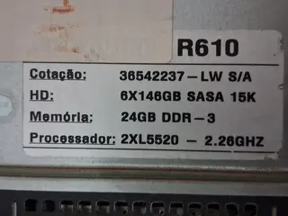 45 PÇS. SERVIDOR DEL, 30 R410 E 15 R610 (Ref.: 23) — leilão em Guarulhos (foto 9)