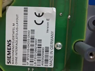 PAINEL DE CONTROLE SIEMENS SINUMERIK 6FC5103-0AD03-0AA0 (PÇ. DE ESTOQUE) (Ref.: 71) — leilão em Guarulhos (foto 7)
