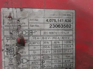 2 MÁQUINAS SOLDA 1- ORIGO TA 33 E 1- TRANS POCKET 2500 (Ref.: 21121) — leilão em São Paulo (foto 7)