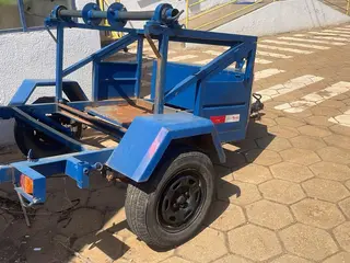 REBOQUE R FALCON RABERTA 1E, 2019/2019, Placa FINAL 8 (PB), (Ref.: 6) — leilão em Uruaçu (foto 4)