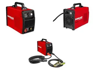 MÁQUINA SOLDA MIS 130 5,5KVA 220V SOMAR, GARANTIA: SIM (03 MESES) (10 PC) (REF: 919.0078-0) — leilão em Joinville