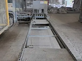 LINHA DE PALETIZAÇÃO DE CIMENTO COM PALETIZADORA AUTOMÁTICA VENTOMATIC POLIMAT M25, CAP. 2.500 SC/H, GALPÃO DE PRODUTO ACABADO DE 1.500 M², 02 GARFOS PANTOGRÁFICOS SAUR, E BALANÇA DE PLATAFORMA DE 5 TON. (Ref.: H / PALETIZADORA) — leilão em Açailândia/MA (foto 23)