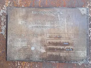 SISTEMA DE SECAGEM E DOSAGEM DE ESCÓRIA COM SECADOR ROTATIVO BRASPROCESS À DIESEL, SILOS DE 50 TON. COM DOSAGEM SCHENCK, PENEIRA VIBRATÓRIA, MOEGA, TRANSPORTADORES E PERIFÉRICOS (Ref.: A / PROCESSAMENTO DE ESCÓRIA) — leilão em Açailândia/MA (foto 14)