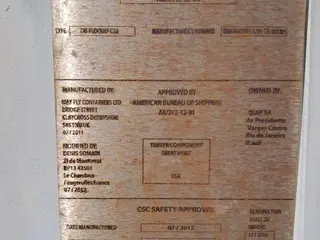 CONTAINER TANQUE MAY FLY CONTAINERS, ANO: 2012, CAP.: 16.350 KG (Ref.: SW20-169) — leilão em São Gonçalo/RJ (foto 8)