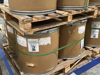 APROX. 15.267 KG DE ARAME DE SOLDA 430LNB 1MM SÓLIDO EM BARRICA (PREÇO/KG) — leilão em Sorocaba/SP