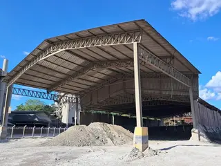 SISTEMA DE RECEPÇÃO E ARMAZENAGEM DE AGREGADOS COM 02 SILOS COMPARTIMENTADOS DE 130 TON. COM DOSAGEM SCHENCK, GALPÃO DE CLÍNQUER DE 1.000 M², MOEGA, ELEVADOR DE CANECAS AUMUND E TRANSPORTADORES (Ref.: B / PROCESSAMENTO DE AGREGADOS) — leilão em Açailândia/MA