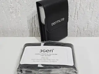 02 UN ESTOJO DE COURO 3GEN PARA DERMLITE DL200 (Ref.: VDD63) — leilão em São Paulo/SP