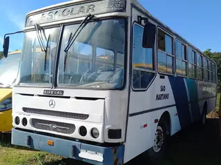 ÔNIBUS URBANO MERCEDES-BENZ OF 1318 ANO: 1998/1998 PLACA FINAL 7 (SC) — leilão em São Martinho/SC