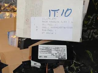 RELÉ TÉRMICO 132 - 220A 690V E OUTROS (APROX. 87 ITENS) — leilão em São Sebastião do Passé/BA (foto 14)