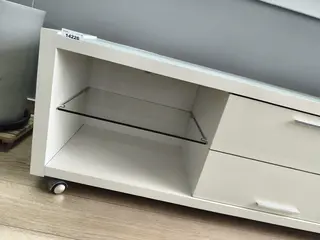 RACK BRANCO 2 GAVETAS E PRATELEIRAS - MEDIDAS APROX.: (AXLXP) 580X1900X450MM - CÓDIGO: 14226 — leilão em São Paulo (foto 4)