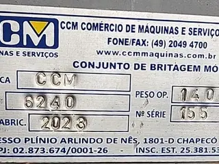 BRITADOR MÓVEL CCM 6240 ANO: 2023 — leilão em Pranchita/PR (foto 3)