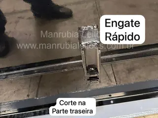 Plataforma hidráulica traseira/caçamba Triton Fertilance Caixa alta 1.55 m — leilão em Artur Nogueira/SP (foto 13)
