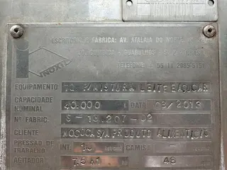 Tanque Misturador Capacidade: 40.000 litros — leilão em Paulínia/SP (foto 2)
