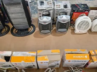 AQUECEDORES DIVERSOS: CADENCE, MONDIAL, VENTISOL (DANIFICADOS) - (24 UN) (Ref.: M1644) — leilão em São Paulo (foto 7)