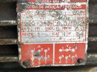 Compressor de ar Wayne W10/50SD 280 litros com motor WEG de 3 CV — leilão em Suzano/SP (foto 8)