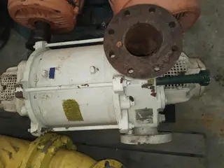 Bomba vacuo em aço carbono, marca Nash — leilão em Santo André/SP