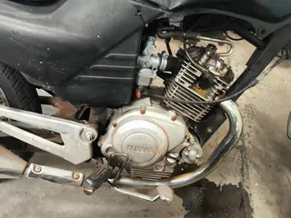 SUCATA YAMAHA/YBR 125E, 2008/2008, PRETA — leilão em Maringá