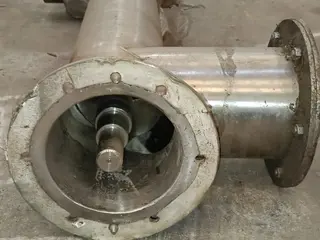 ROSCA TRANSPORTADORA EM AÇO INOX SEM MOTOR — leilão em Santo André/SP (foto 2)