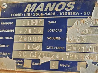 CAMINHÃO BASCULANTE FORD CARGO 2628 E 6X4 ANO: 2010/2011 PLACA FINAL 8 (SC) — leilão em Ibiam (foto 11)