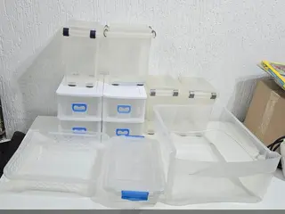 09 UNIDADES DE POTES ORGANIZADORES (Ref.: VDD130) — leilão em São Paulo/SP