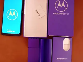 Motorola One Hyper 128 GB deepsea blue 4 — leilão em Belo Horizonte