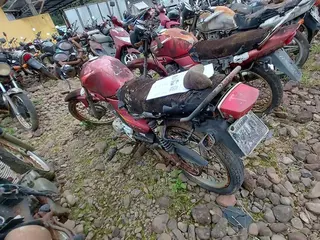 YAMAHA/YBR 125K (sucata) — leilão em Turvo/SC (foto 3)