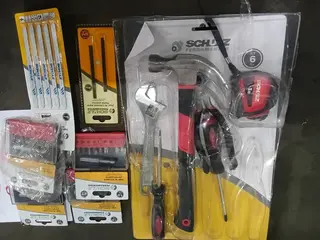 MOTOR, FURADEIRA, KIT DE FERRAMENTAS, JG DE LAMINAS E JG DE BITS, GARANTIA: NÃO (15 PC) — leilão em Joinville (foto 5)