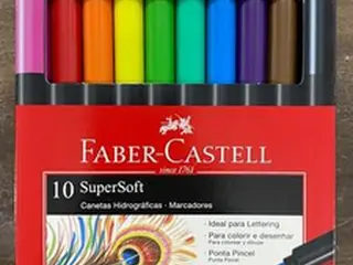 ITENS DE PAPELARIA DIVERSAS: CANETAS FABER CASTELL, BORRACHAS, APONTADORES, COLA ESCOLAR E OUTROS (APROX. 113 PÇ) (Ref.: SB115/SR137/SB116) — leilão em São Paulo