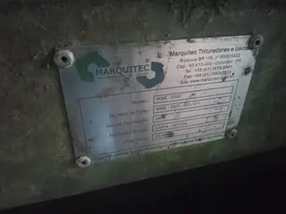 TRITURADOR MARQUITEC MME 2000, POTÊNCIA: 220 KW/ 380 VCA (Ref.: EQUIPAMENTO 3) — leilão em Juquiá/SP (foto 7)