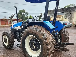 TRATOR DE PNEUS NEW HOLLAND TL75E ANO: 2012 — leilão em Jaboticaba/RS (foto 8)