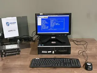 Estação de Trabalho HP Compaq Pro 6300 Core i5 3ª Geração, 4GB RAM, SSD 120GB, Monitor Acer LCD widescreen de 15,6 polegadas, Teclado e Mouse — leilão (foto 3)