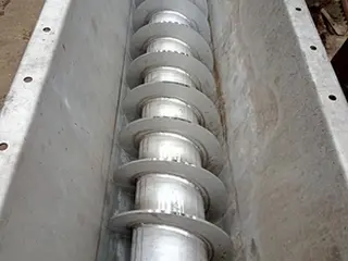 Rosca transportadora em aço inox — leilão em Santo André/SP (foto 2)