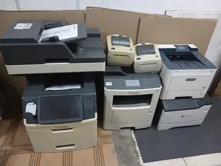 04 UNIDADES IMPRESSORA LASER E 2 UNIDADES IMPRESSORA TERMICA ZEBRA — leilão em Santo André