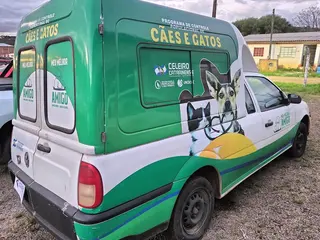 VOLKSWAGEN SAVEIRO AMBULANCIA 1.6 ANO: 2003/2004 PLACA FINAL 0 (SC) — leilão em Campos Novos/SC (foto 5)