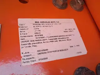 PULVERIZADOR AUTOPROPELIDO JACTO UNIPORT 3030 4x4, ANO AQUIS.: 2020, CAP: 3.000 L, SÉRIE: 1439485 (Ref: 842) — leilão em Boa Esperança do Norte/MT (foto 38)