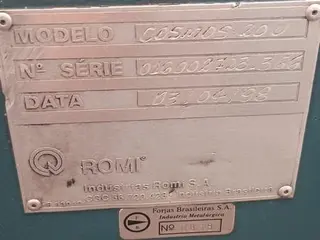 TORNO CNC ROMI COSMOS 20U, ANO 1998, SÉRIE.: 016002723.366 (Ref.: 200) — leilão em São Paulo (foto 2)