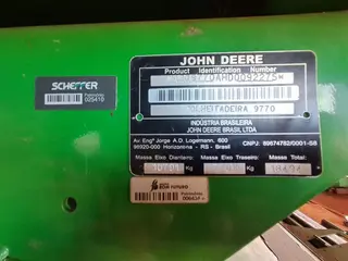 COLHEDORA DE GRÃOS C/ PLATAFORMA DE CORTE JOHN DEERE 9770 STS, ANO AQUIS.: 2013, SÉRIE: 1CQ9770AHD0092275 (Ref: 25410_25991) — leilão em Sinop/MT (foto 2)