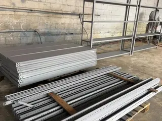 5 PRATELEIRAS REFORÇADAS MEDIDAS 2,10 X 1,80 X 0,40 (Ref.: 21697) — leilão em São Paulo (foto 6)