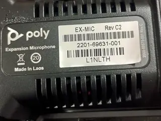 MICROFONES POLY EX-MIC (02 PÇS) (Ref.: BAR) — leilão em São Paulo (foto 6)