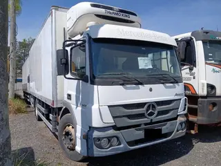 CAMINHÃO BAÚ MERCEDES-BENZ ATEGO 1419, 2020/2020, Placa FINAL 0 (PE), (Ref.: 27253) — leilão em Suzano/SP