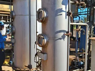 PLANTA DE ÁLCOOL ANIDRO MEG (DESITRATAÇÃO EXTRATIVA VIA MONOETILENOGLICOL), ANO: 2001, CAP. 400 M3/H (Ref.: APD5_MEG) — leilão em Novo Horizonte/SP (foto 28)