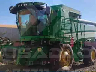 COLHEITADEIRA JOHN DEERE S550 COM PLATAFORMA DRAPPER FD 730 — leilão em Itumbiara/GO